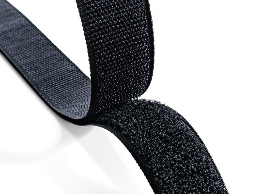 Textile Hook and loop velcro tape with resistance to UV and humidity